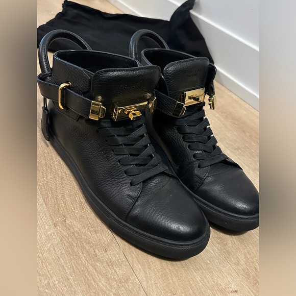 Buscemi black leather sneaker - Picture 2 of 10
